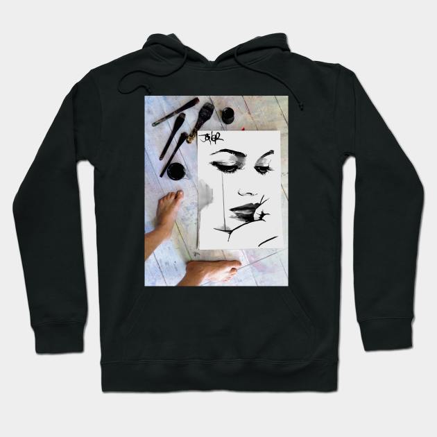 Two foot studio Hoodie by Loui Jover 